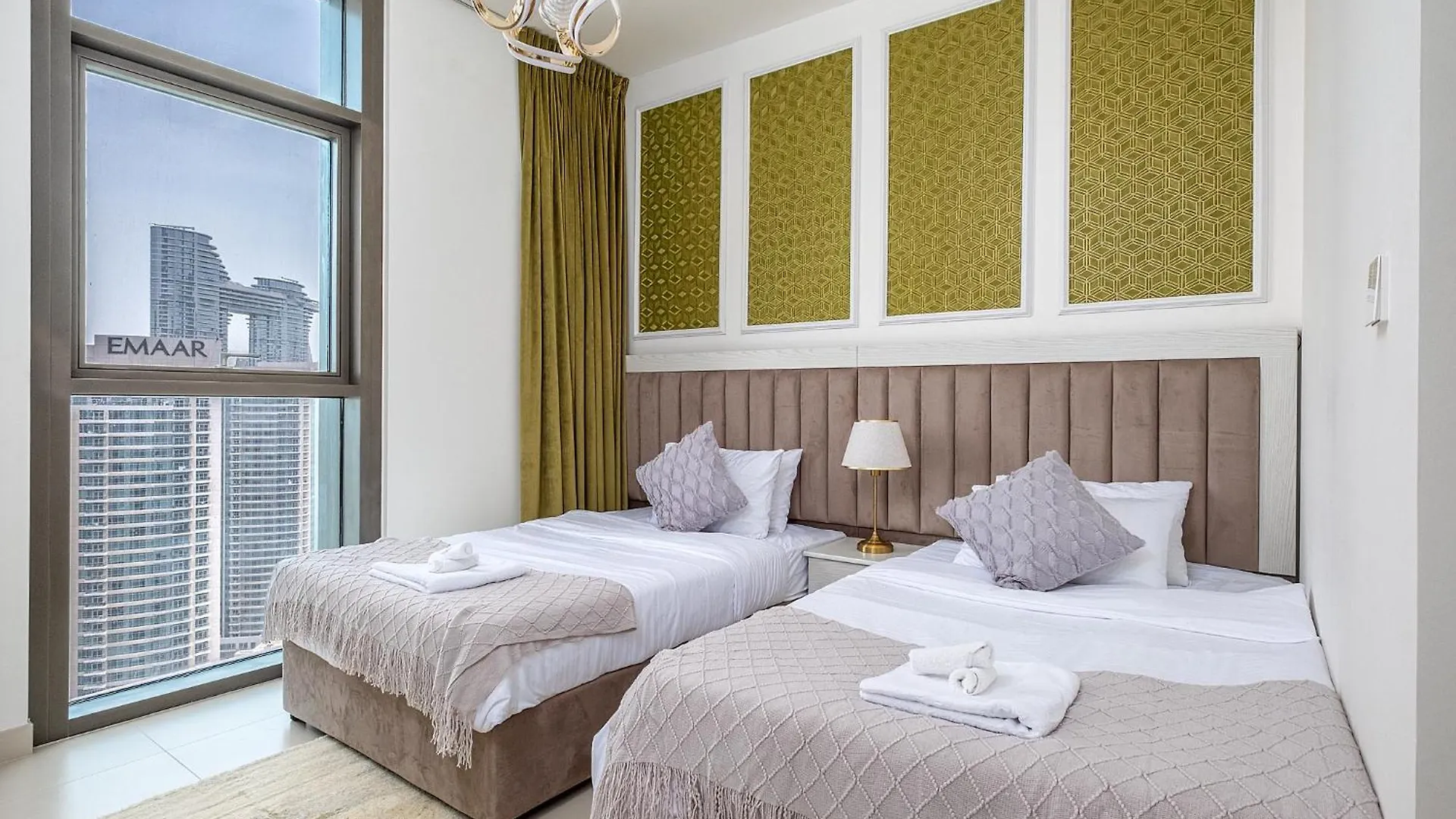 Stylish 2Br With Burj View & 5 Min From Dubai Mall Apartment